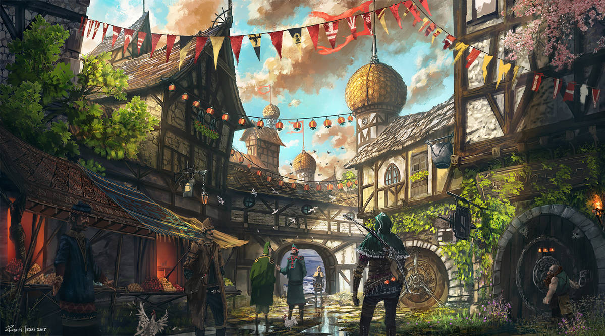 Vallhaven cityscape